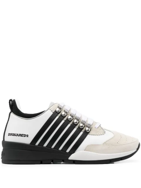 DSQUARED2 Boxer stripe-print sneakers Men