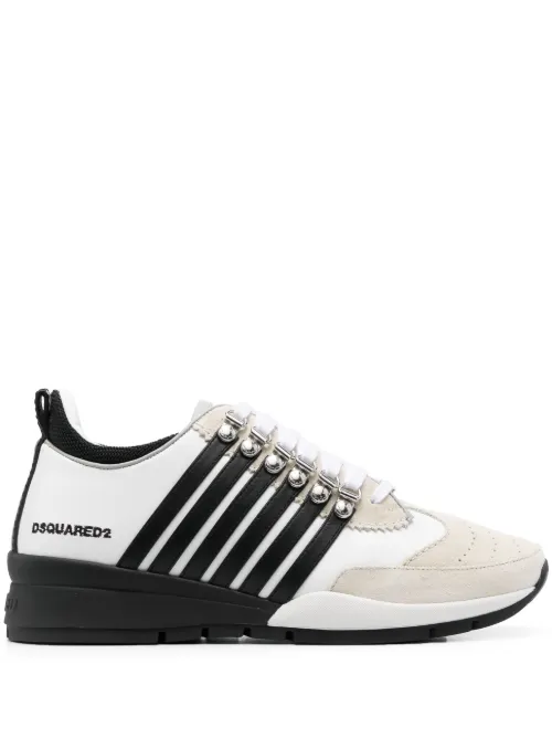 Baskets Boxer à rayures - DSQUARED2 - Modalova