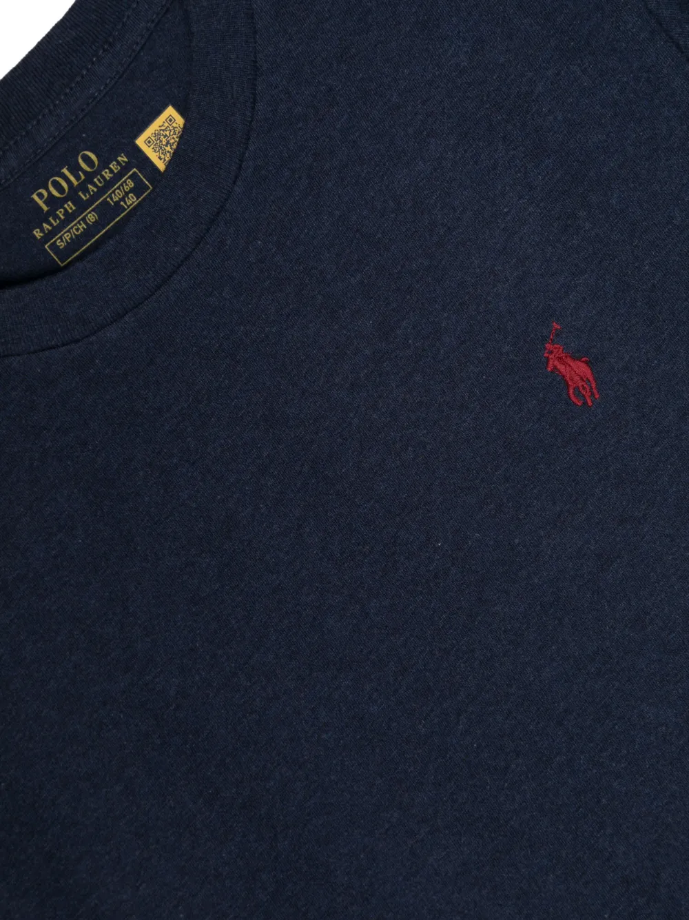 Polo Ralph Lauren Polo Pony Cotton T-shirt In Blue