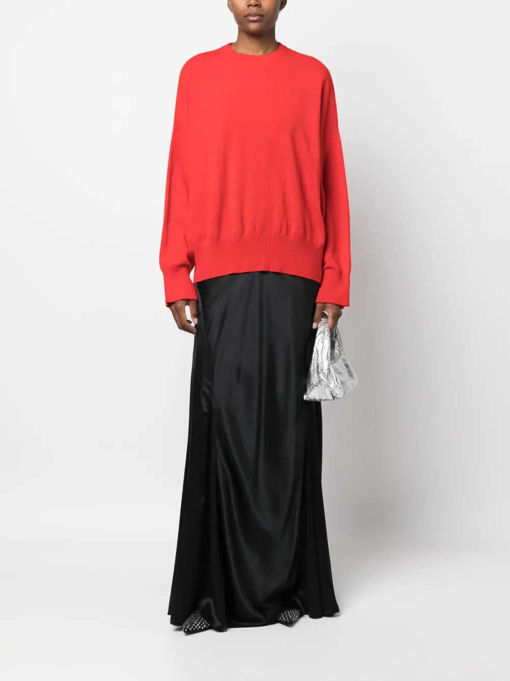 Loulou Studio Kasjmier trui - Rood