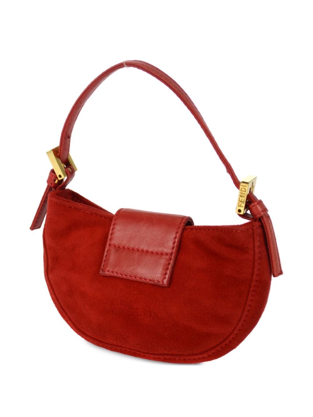 Fendi Pre-Owned 1990-2000s schoudertas met FF logoplakkaat - Rood