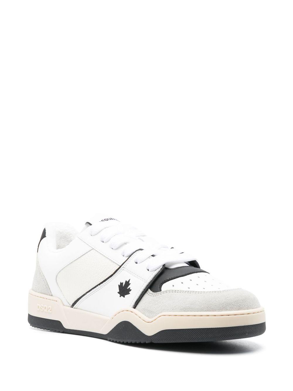 Dsquared2 panelled low-top sneakers - Wit