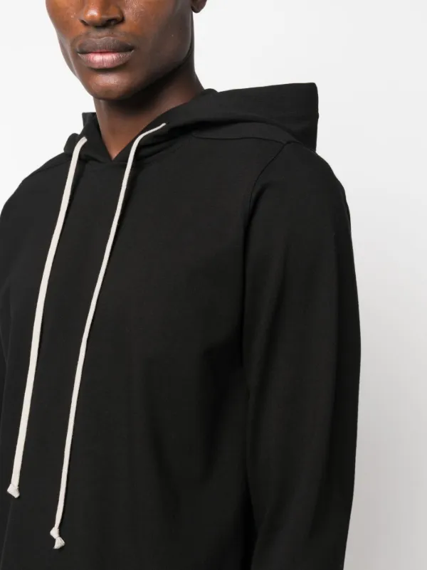 Rick Owens Drawstring Cotton Hoodie - Farfetch