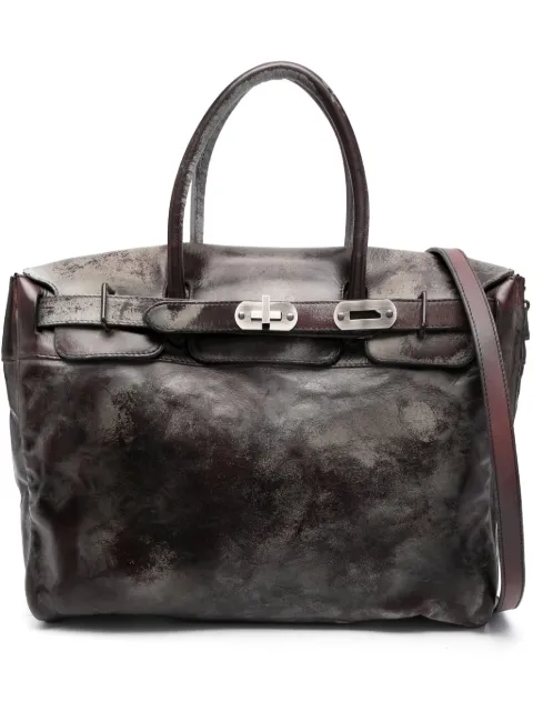 Numero 10 bolso shopper Richmond con efecto envejecido