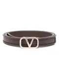 Valentino Garavani VLogo Signature leather belt - Brown