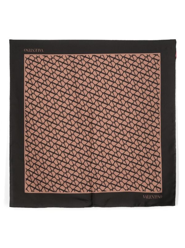 Toile Iconographe-print silk scarf