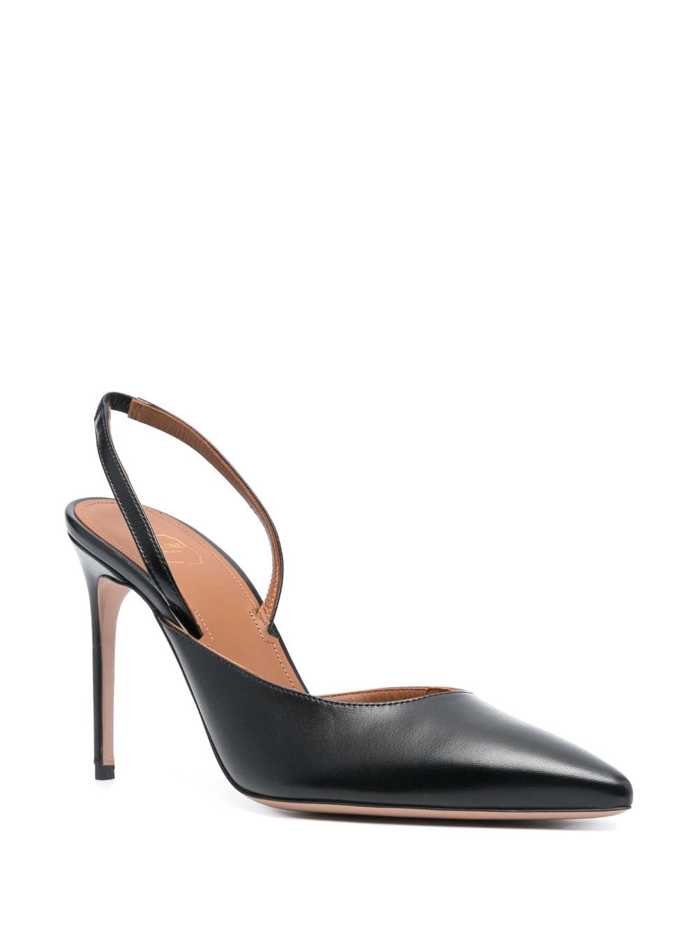 Malone Souliers Gillian 100mm sling-back pumps - Zwart