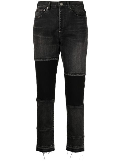 Undercover logo-patch cotton blend jeans 