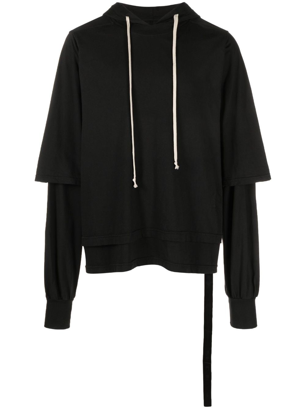 Rick Owens DRKSHDW Hustler double-layer Cotton Hoodie - Farfetch