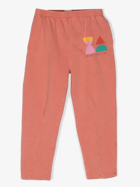 Bobo Choses Funny Friends cotton track pants
