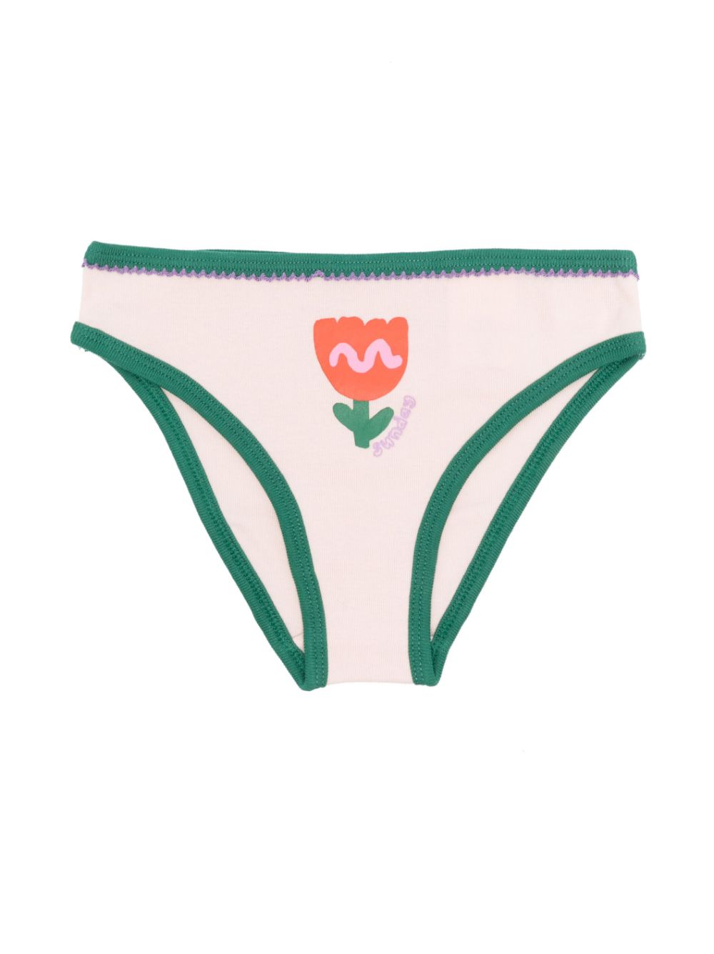 Image 2 of Stella McCartney Kids graphic-print cotton briefs (pack of seven)