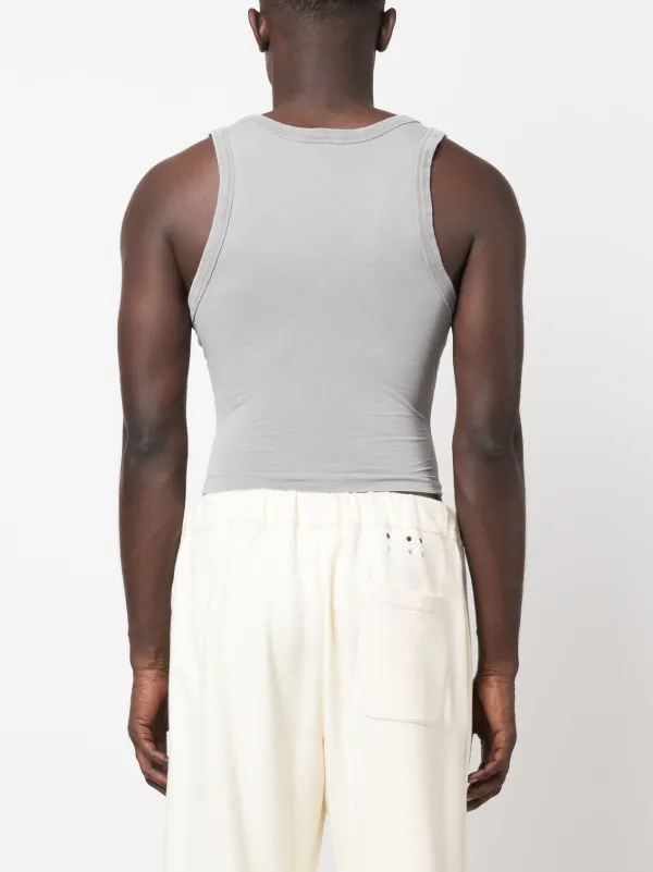 ENTIRE STUDIOS scoop-neck Tank Top | Grey | FARFETCH