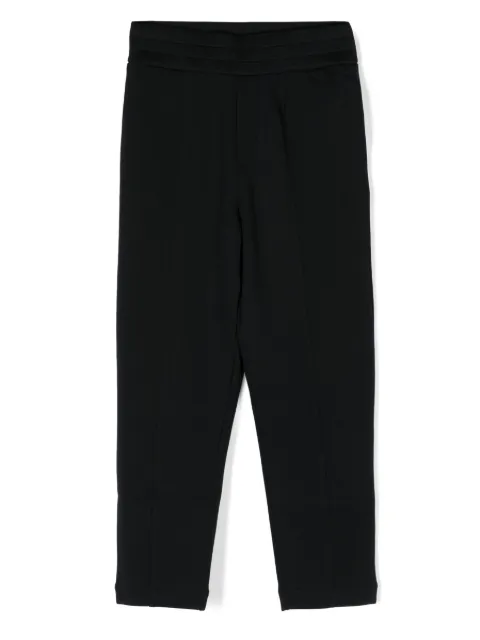 Emporio Armani Kids straight-leg cotton-blend trousers