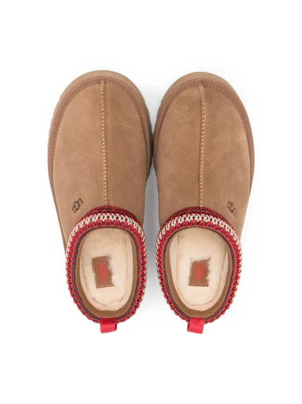 ruffle-trimmed cotton dress