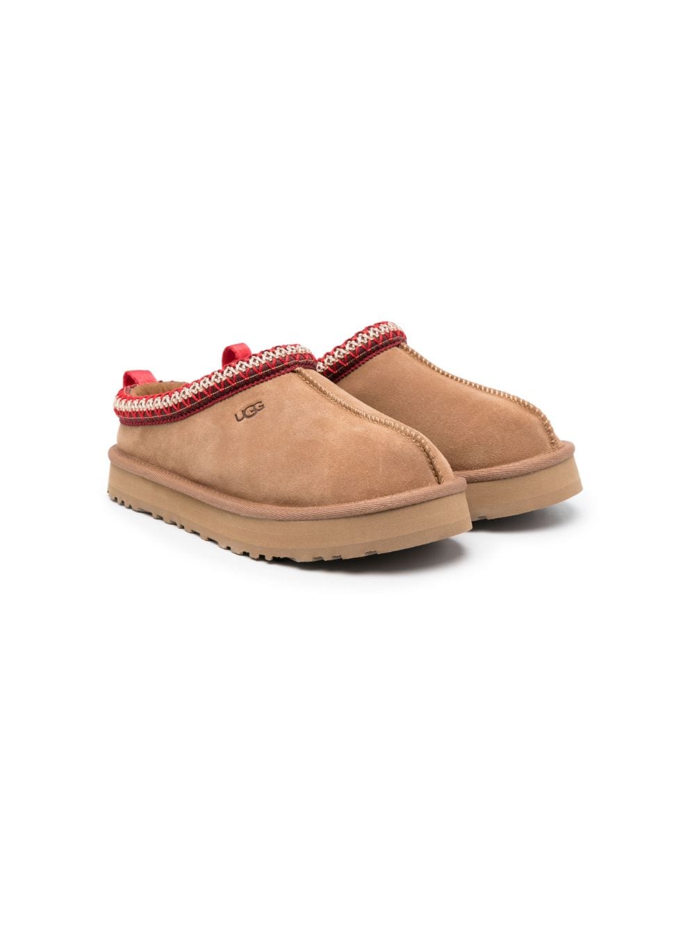 UGG Kids Tazz suède slippers Beige