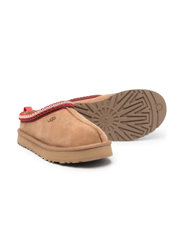 ruffle-trimmed cotton dress