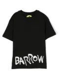 Barrow kids teddy bear-print cotton T-shirt - Black