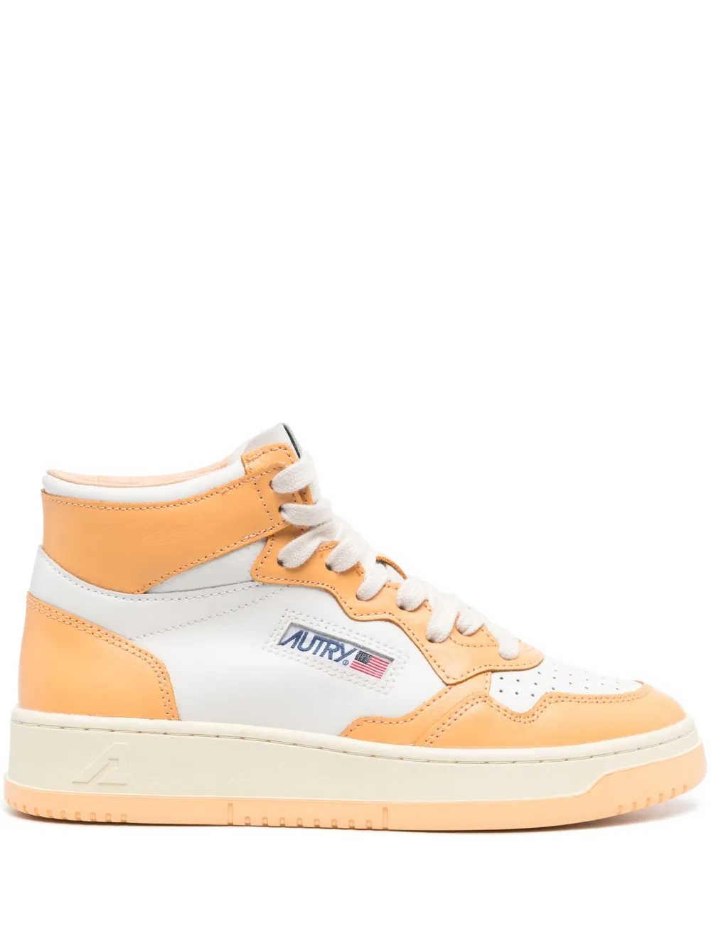 Autry Medalist Mid leather sneakers - White