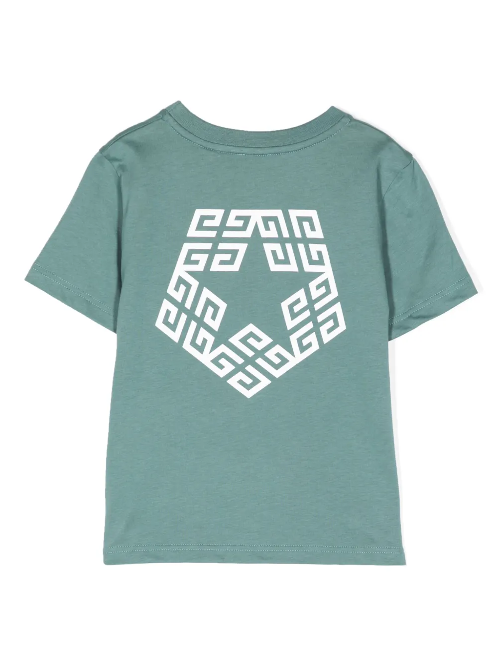 Givenchy Kids logo-print cotton T-shirt - Groen