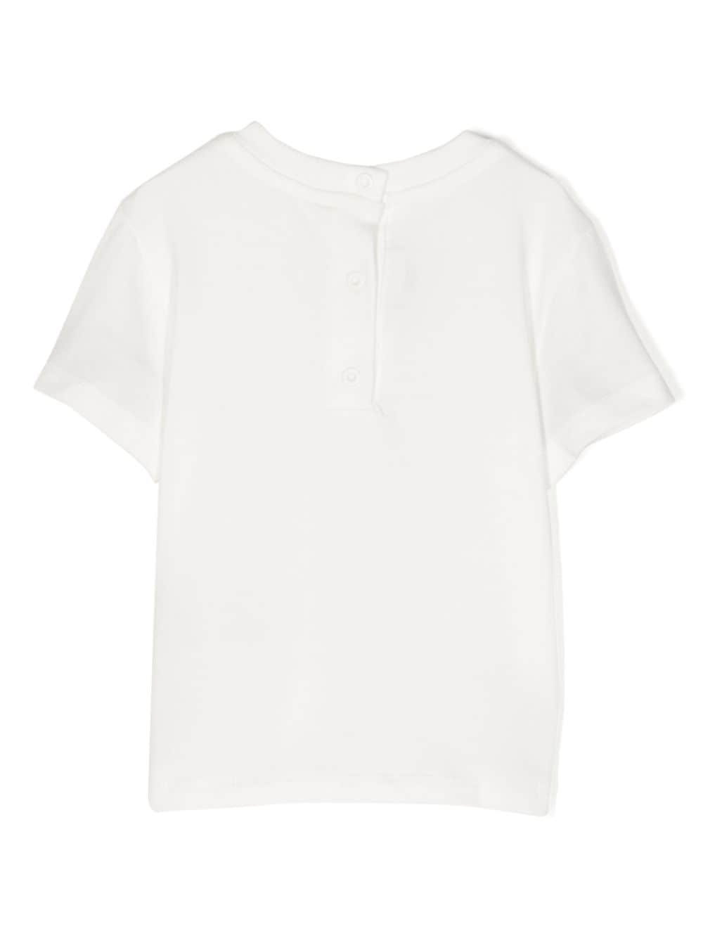 Fendi Kids T-Shirt met logoprint Wit