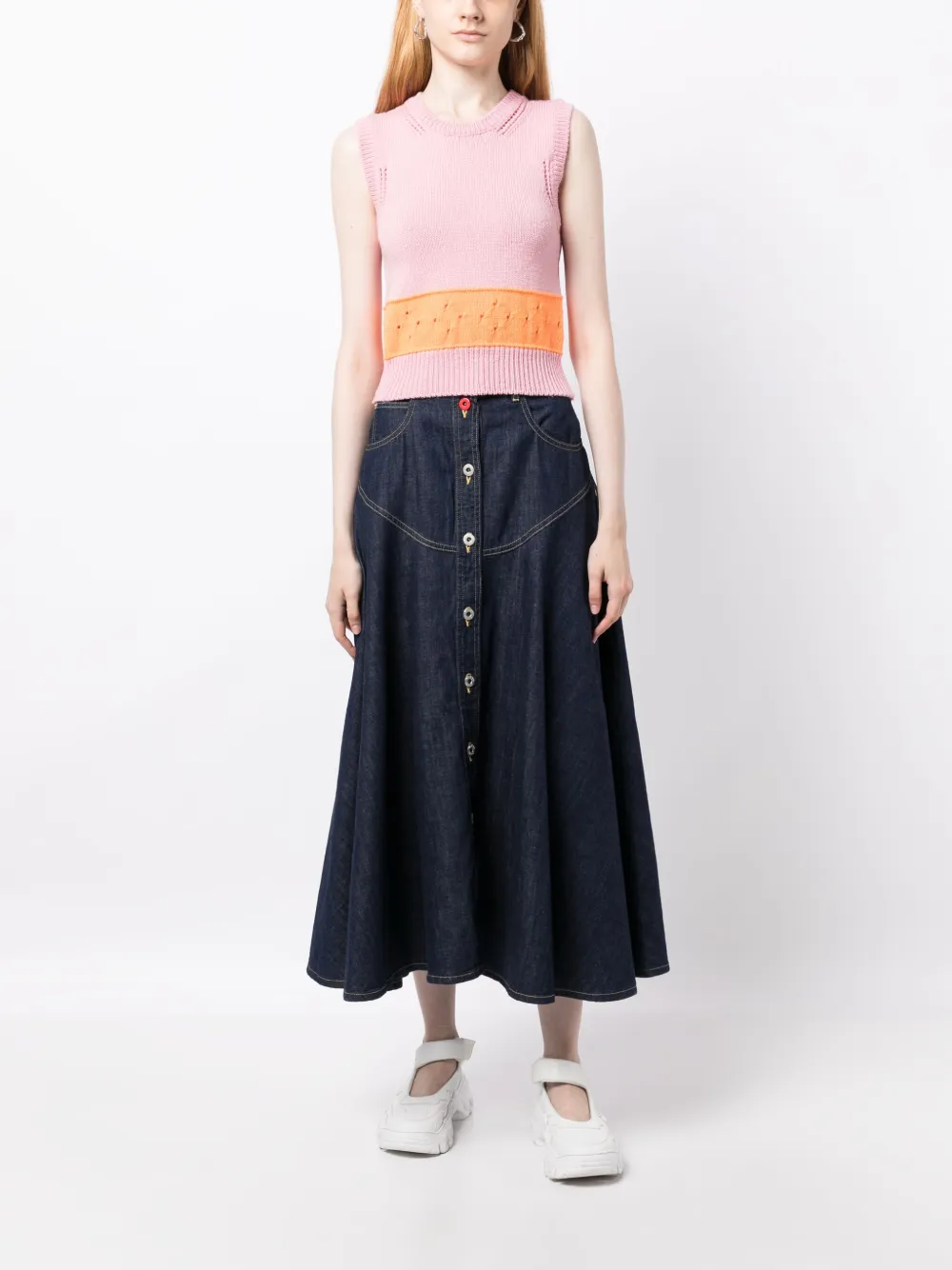 Kenzo Rok met logopatch - Blauw