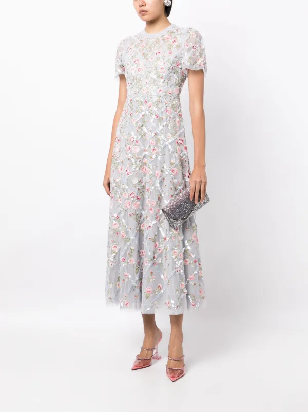 Needle and outlet thread midi dress