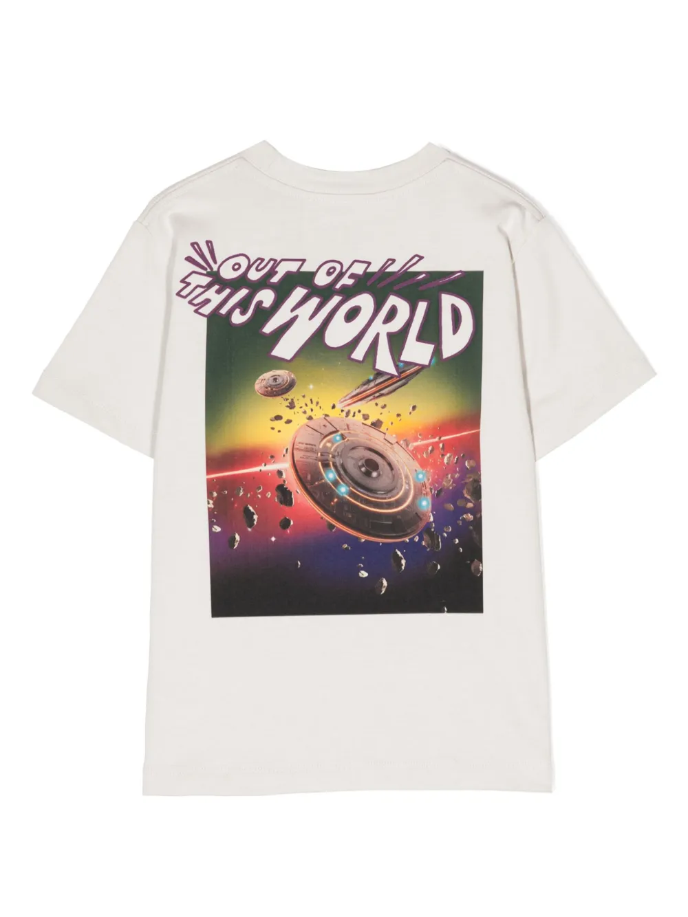 Molo Rodney graphic-print T-shirt - Beige