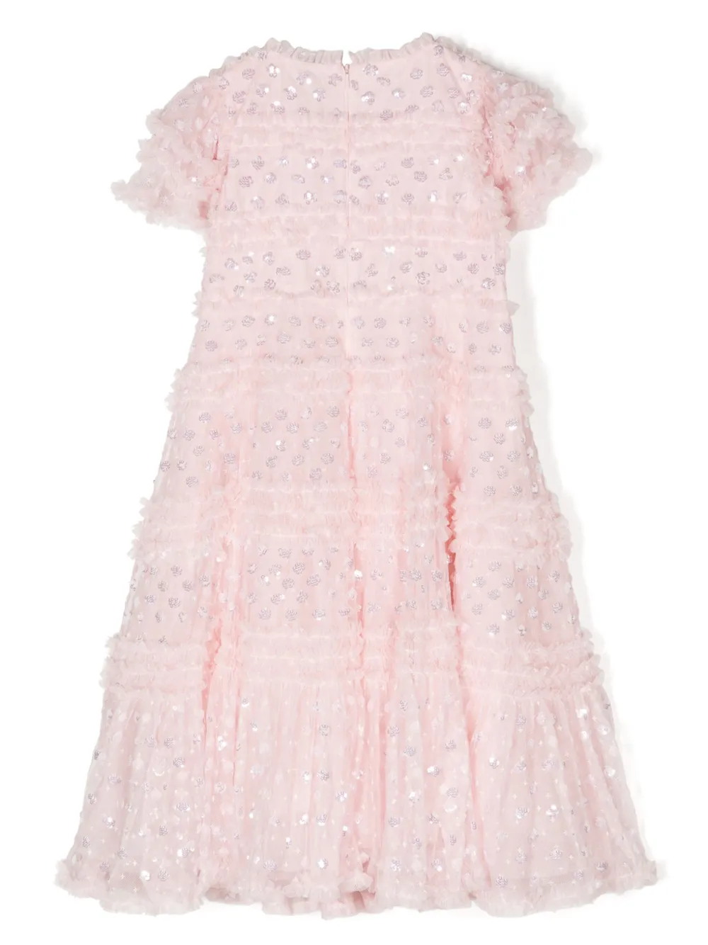 Shop Needle & Thread Vivian Sequin-embellished Dress In Pink