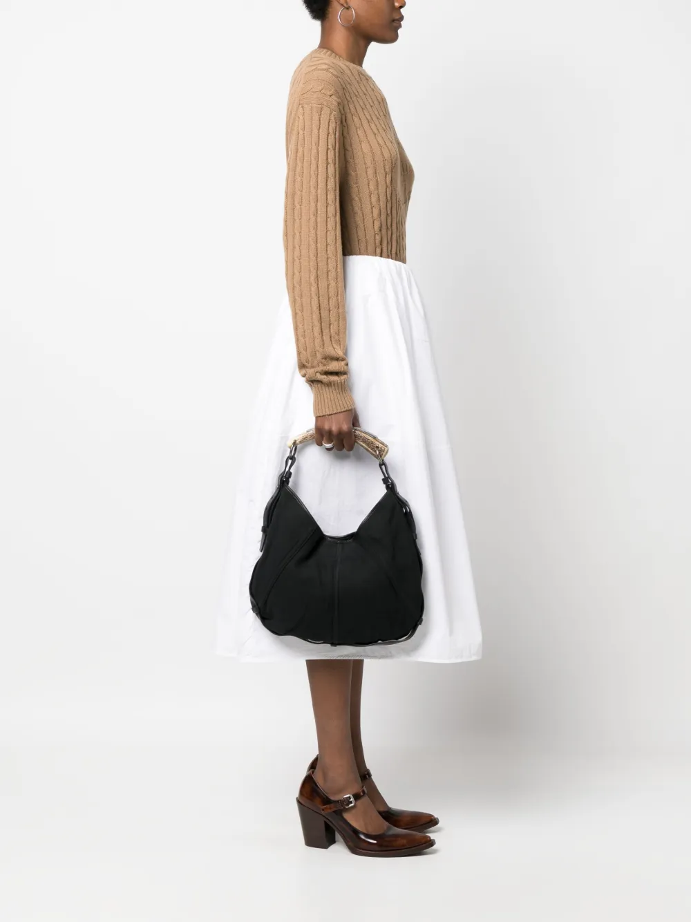 Saint Laurent Pre-Owned 1990s Mombasa handtas - Zwart