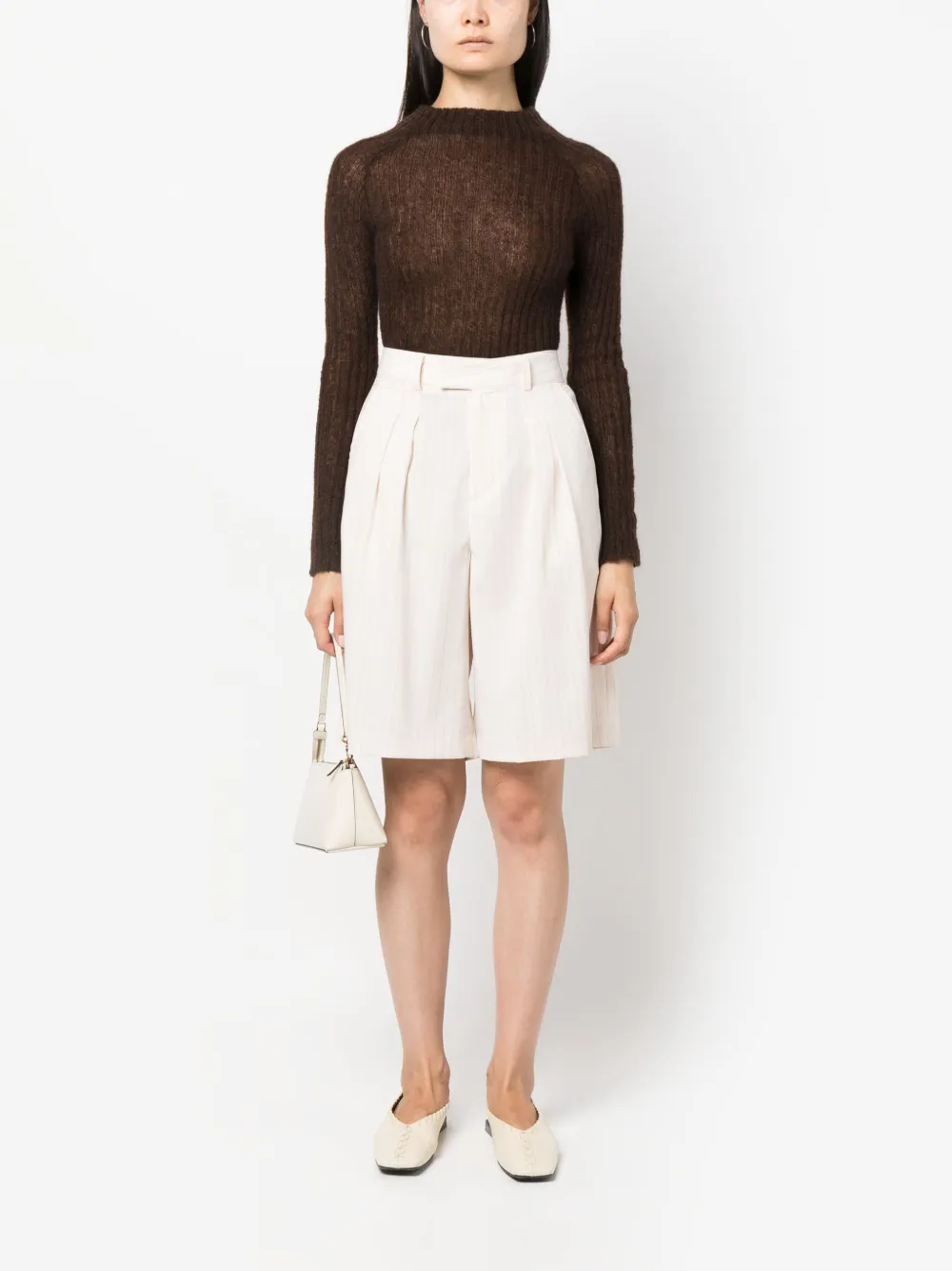 Ermanno Scervino Gebreide coltrui - Bruin