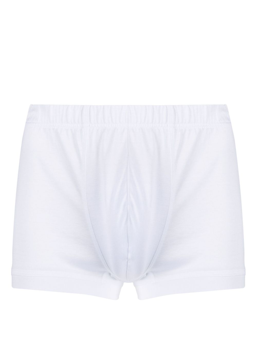 elasticated-waistband cotton boxers