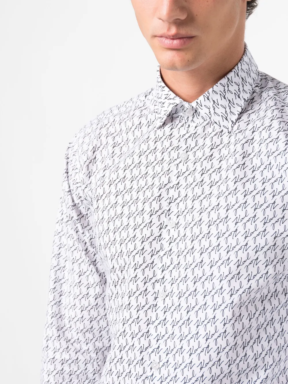 Karl Lagerfeld Camicia con motivo Karligraphy | Image 5