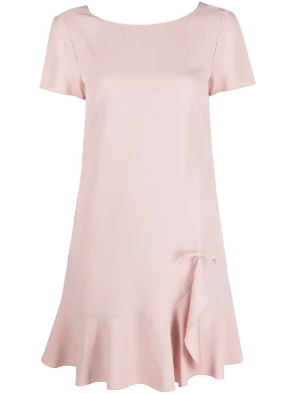 RED Valentino bow-detail Short Dress - Farfetch