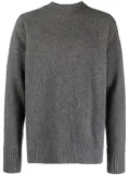OAMC logo intarsia-knit wool jumper - Grey