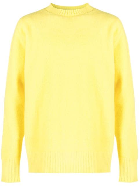 OAMC logo intarsia-knit wool jumper