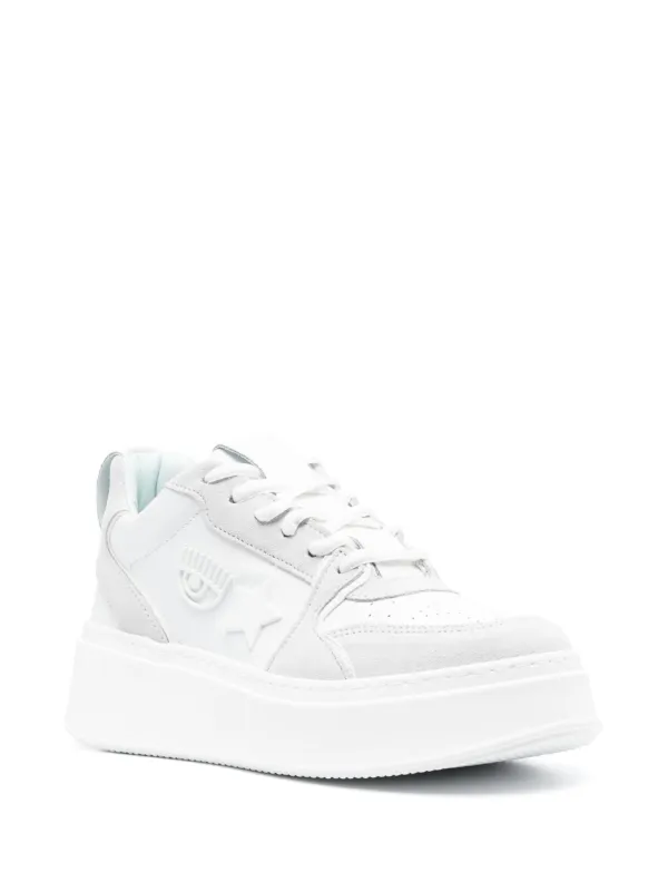 Chiara Ferragni 55mm patch detail Platform Sneakers Farfetch
