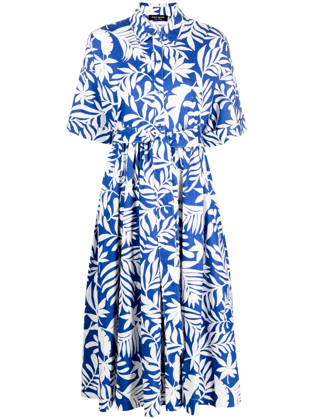Kate Spade Tropical Foliage Montauk Midi Dress Farfetch