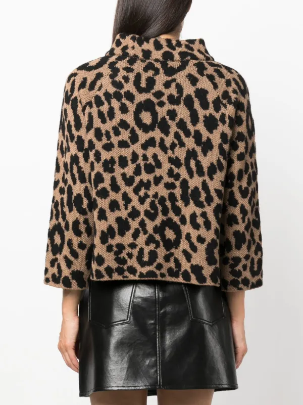 Kate spade leopard hot sale print coat