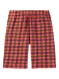 ERL checked shorts - Orange