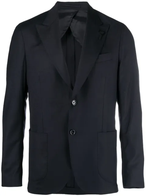Lardini blazer à fleurs appliquées