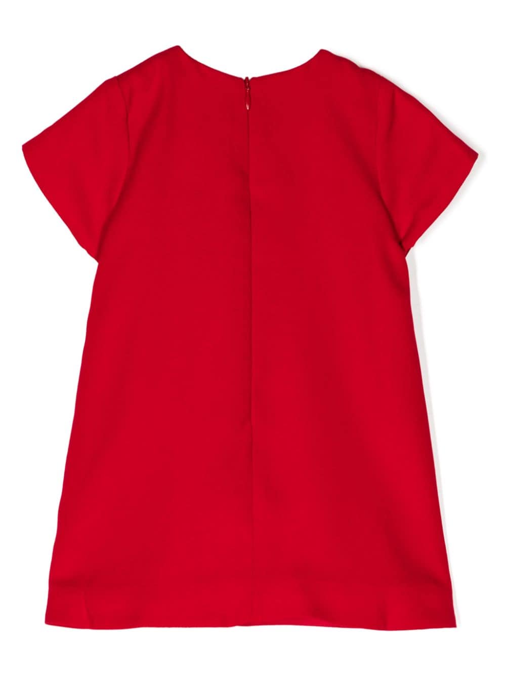 Hucklebones London bow-detail short-sleeve dress set - Rood