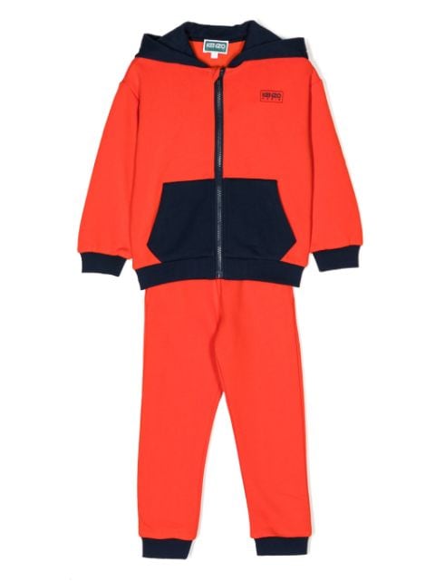 Kenzo Kids logo-print cotton tracksuit