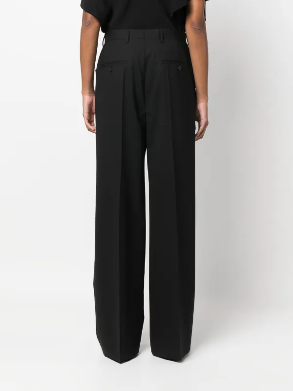 Rick Owens straight-leg Wool Tailored Trousers | Black | FARFETCH