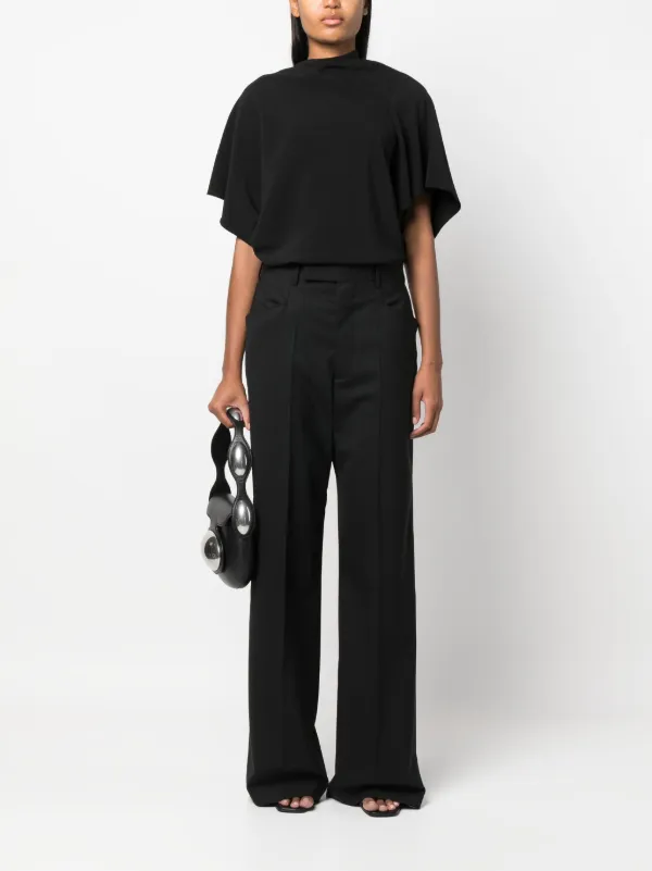 Rick Owens straight-leg Wool Tailored Trousers | Black | FARFETCH