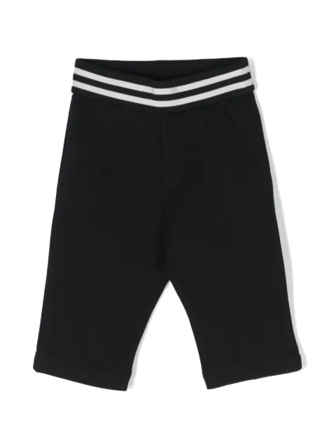 Emporio Armani Kids logo-patch elasticated-waistband leggings