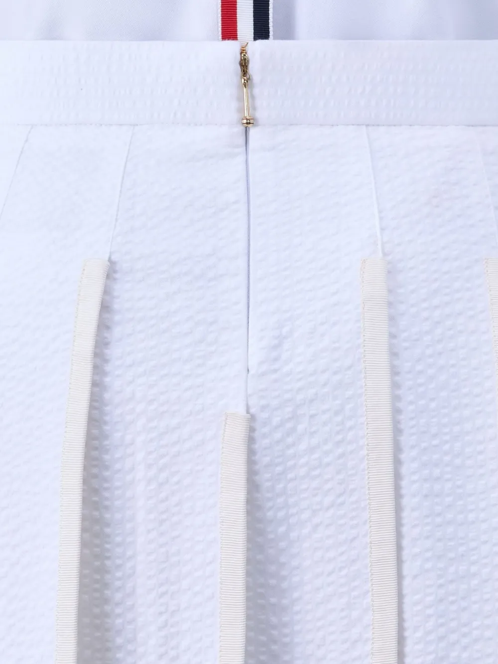 Thom Browne Mini-plooirok Wit