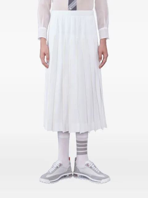 Thom Browne pleated midi skirt
