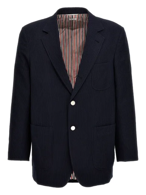 Thom Browne blazer en seersucker à rayures