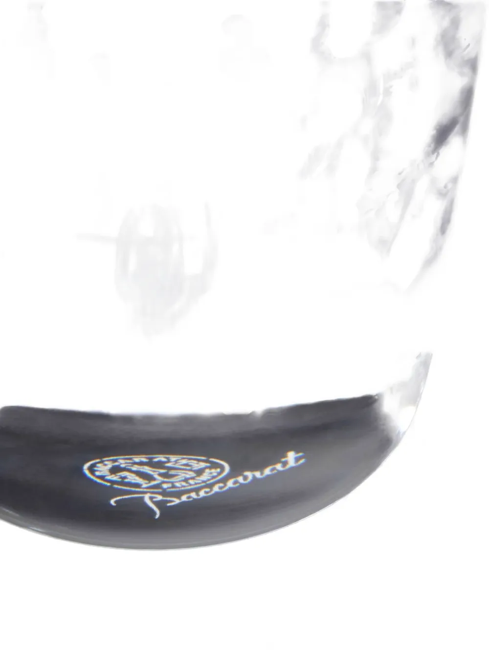 Thom Browne X Baccarat 4-bar Glasses (set Of Two) In Transparent