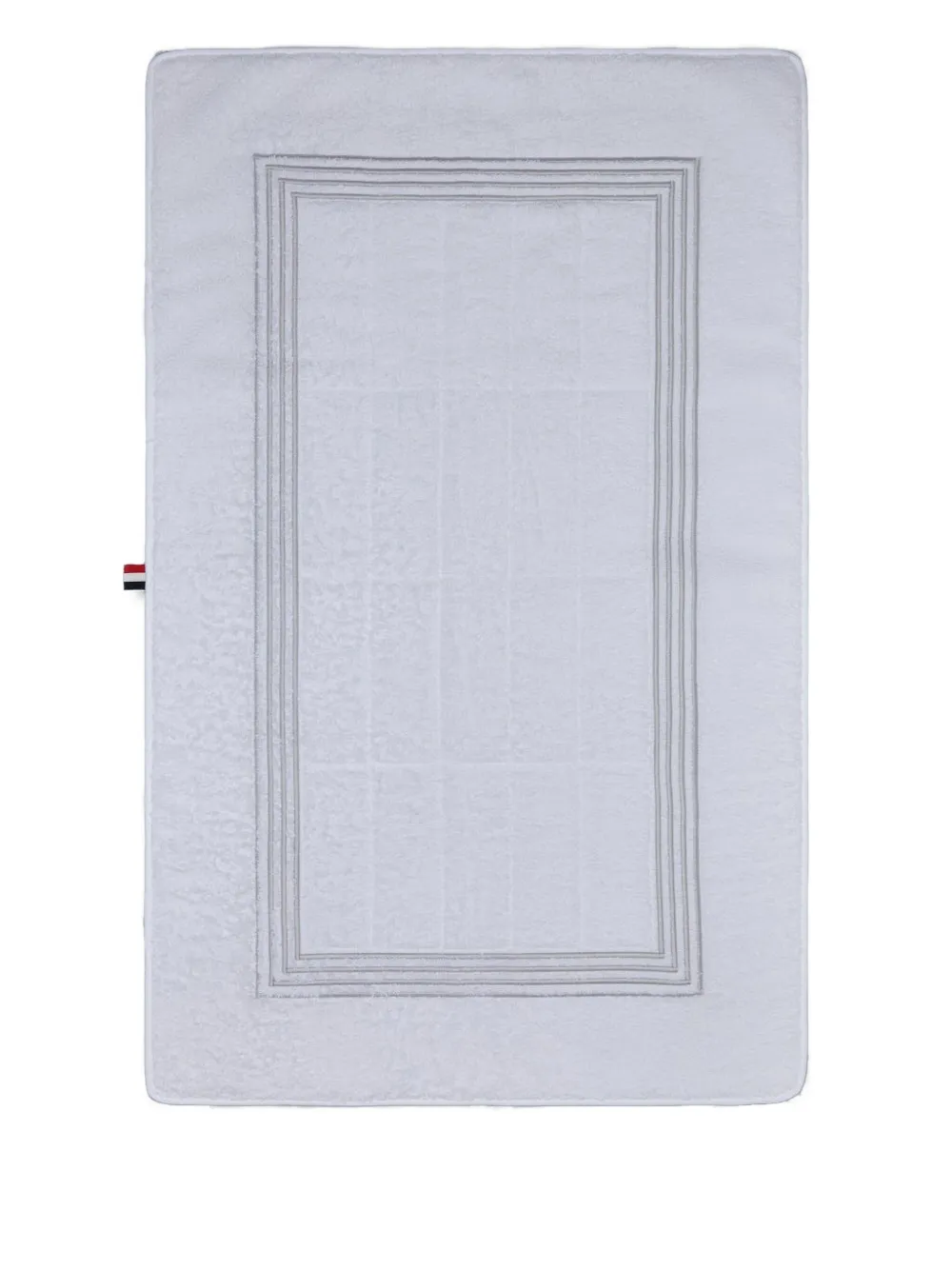 Thom Browne 4-Bar bath towel (54cm x 87cm) | White | Image 1